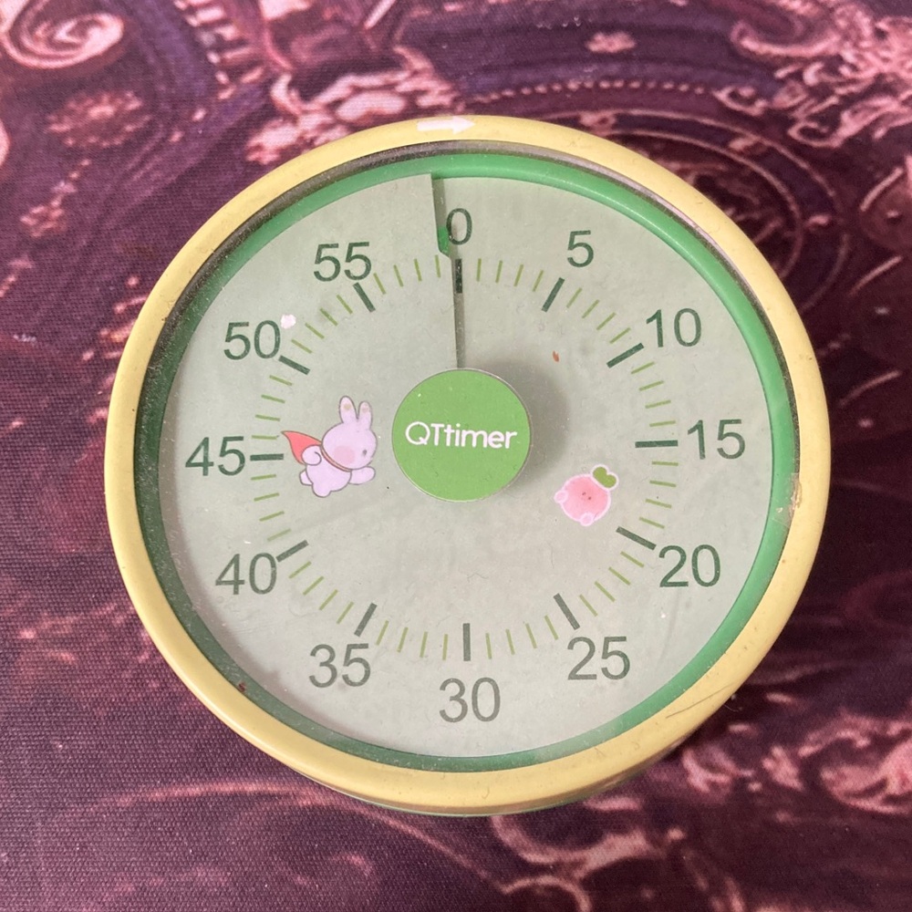 Othr QTtimer Yellow and Green Kitchen Timer
